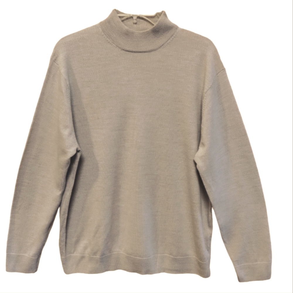 Men's Murano Extra Fine 100% Merino Italian Wool Light Weight Pullover Sweater
